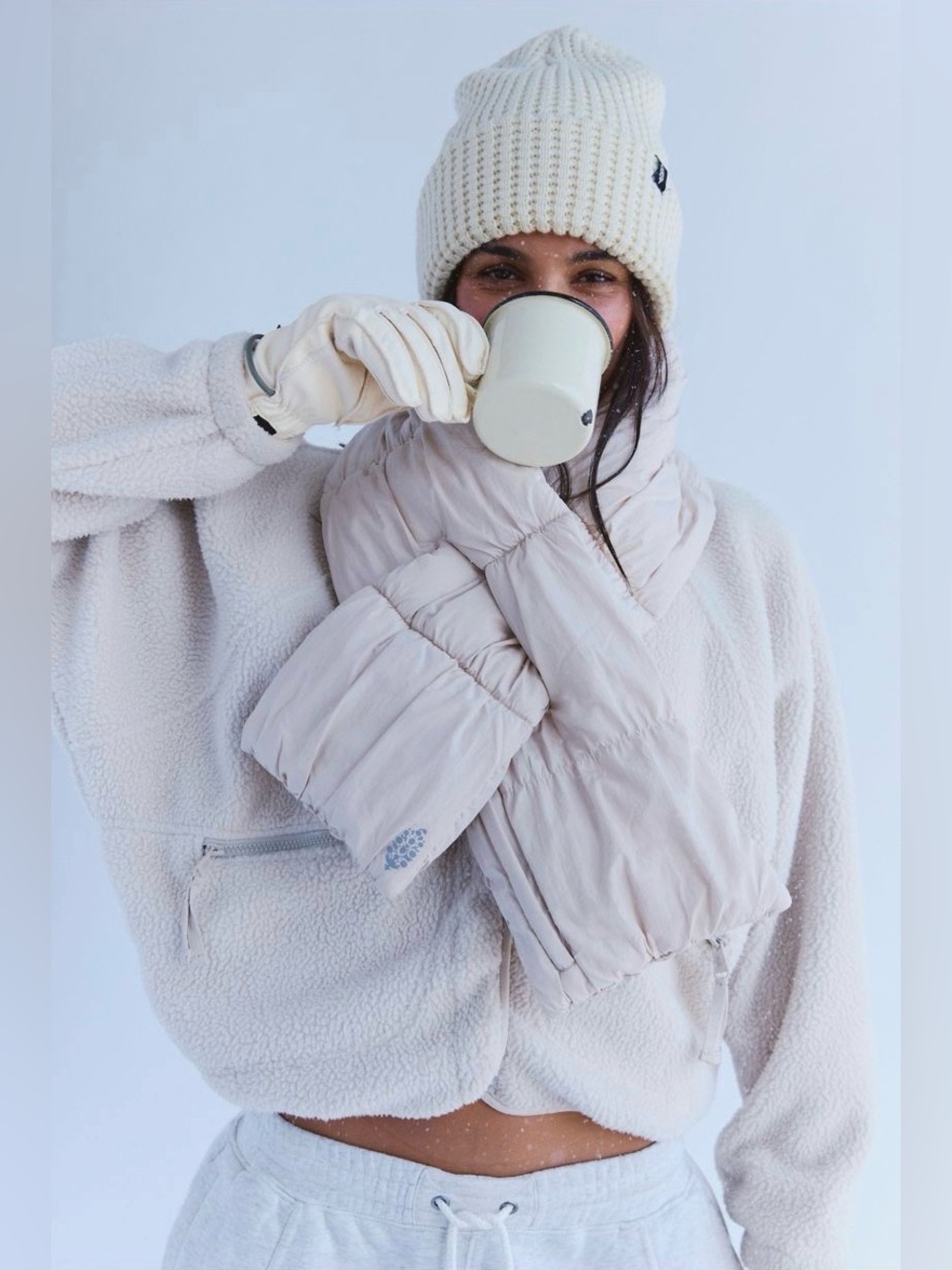 NEW✨FREE PEOPLE MOVEMENT PIXIE PACKABLE PUFFER SCARF 🧣